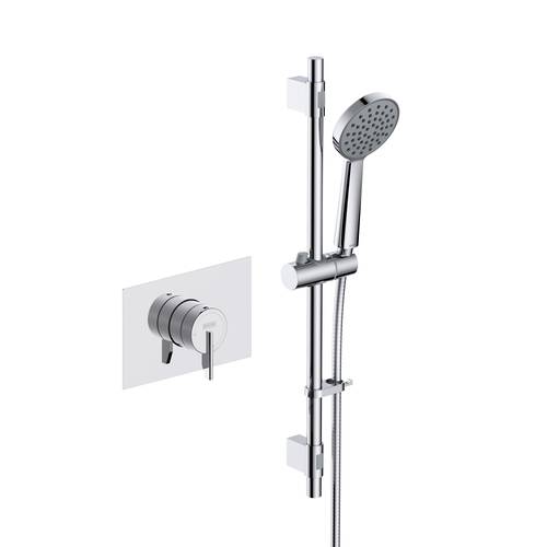 Additional image for Concealed Mini Shower Valve With Slide Rail Kit (Chrome).