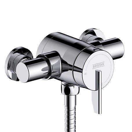 Additional image for Exposed Mini Shower Valve With Slide Rail Kit (Chrome).