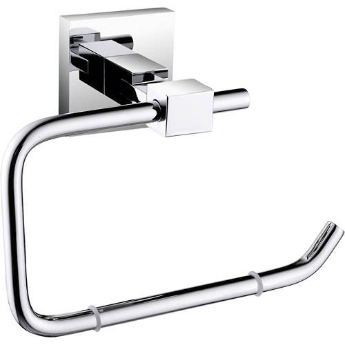 Additional image for Square Toilet Roll Holder (Chrome).