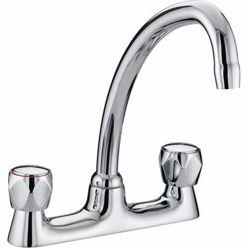 Additional image for Club Budget Deck Mixer Kitchen Tap (Chrome).