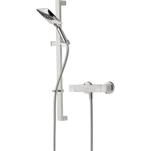 Additional image for Exposed Bar Shower Valve With Slide Rail Kit (Chrome).