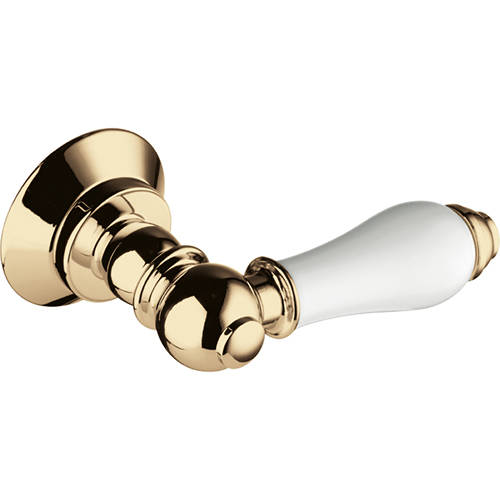 Additional image for Extended Traditional Cistern Lever (Gold).