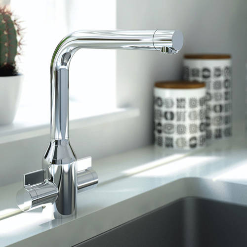 Additional image for Wine Easy Fit Kitchen Tap (Chrome).