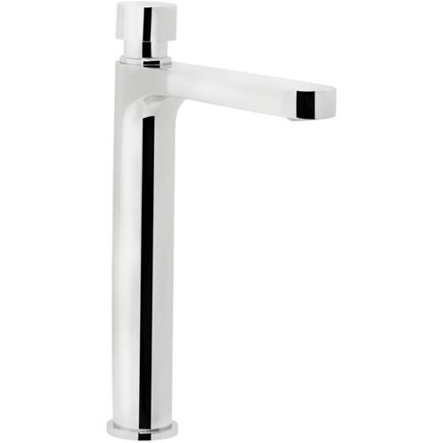 Additional image for Tall Timed Flow Basin Tap (Chrome).