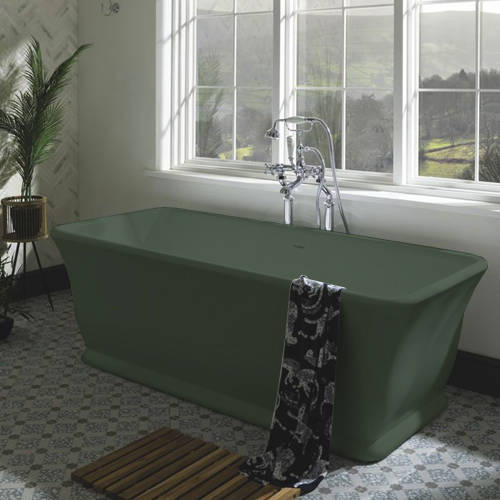 Additional image for Magnus ColourKast Bath 1680mm (Khaki Green).