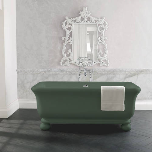 Additional image for Senator ColourKast Bath With Feet 1804mm (Khaki Green).