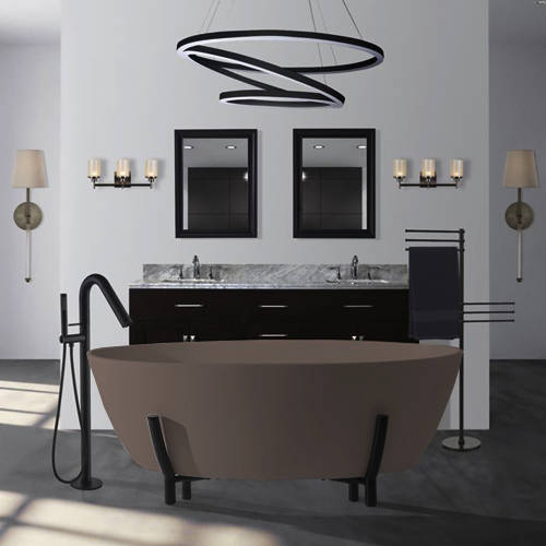 Additional image for Essex ColourKast Bath With Stand 1510mm (Mushroom).