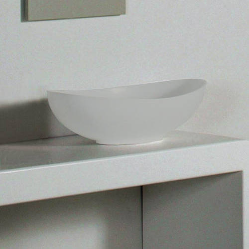 Additional image for Kurv ColourKast Basin 615mm (Powder Grey).