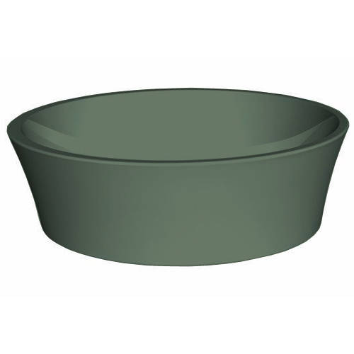 Additional image for Delicata ColourKast Basin 450mm (Khaki Green).