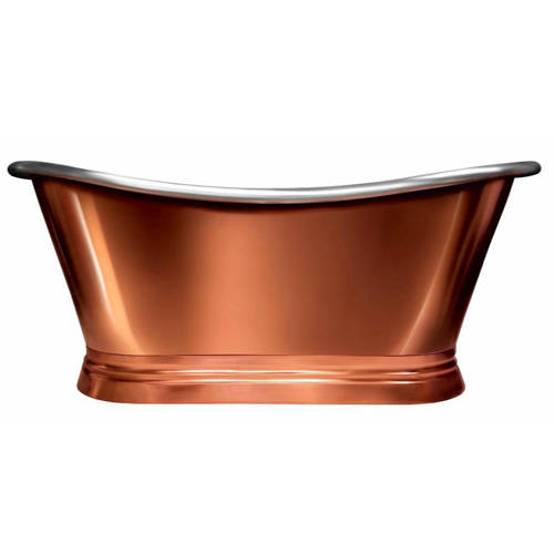 Additional image for Copper & Nickel Boat Bath 1700mm (Nickel Inner/Copper Outer).