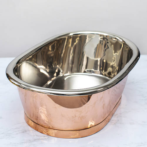 Additional image for Copper & Nickel Basin 530mm (Nickel Inner/Copper Outer).