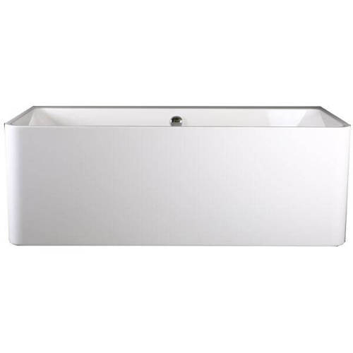 Additional image for Murali Back To Wall Bath 1720mm (Gloss White).