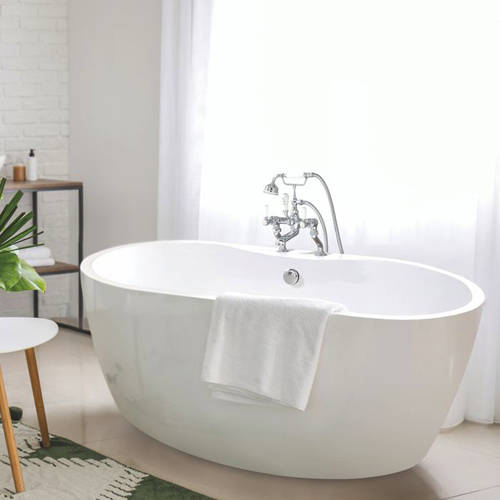 Additional image for Tamorina Petite Bath 1400mm (Gloss White).