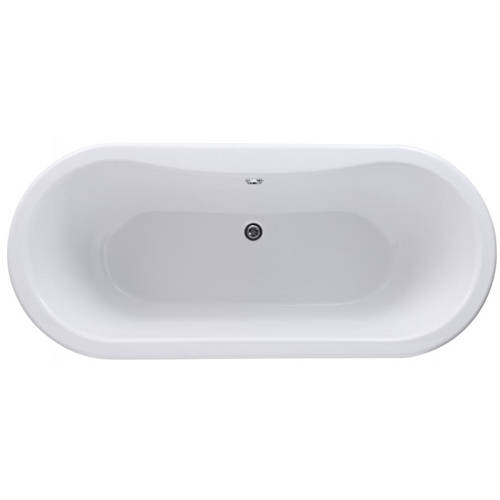 Additional image for Elmstead Double Ended Bath 1500mm With Feet Set 2 (White).