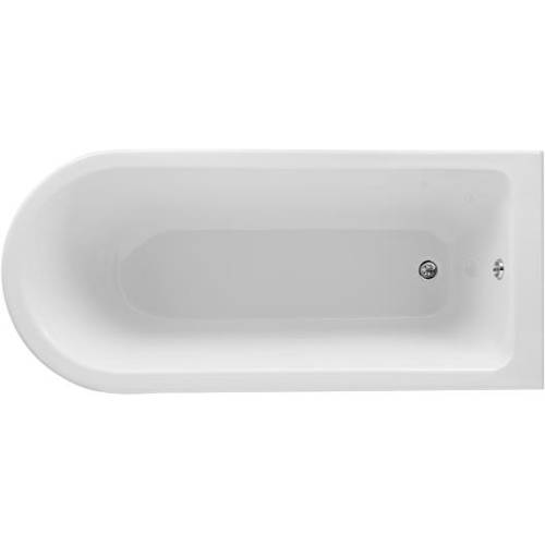 Additional image for Tye Shower Bath 1700mm With Feet Set 1 (White).