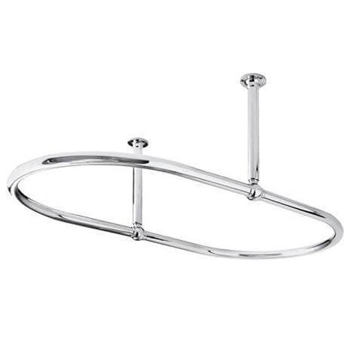 Additional image for Ceiling Mounted Shower Curtain Ring 685x1094mm.