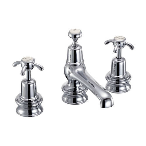Additional image for 3 Hole Basin Tap With Pop Up Waste (Chrome & Medici).
