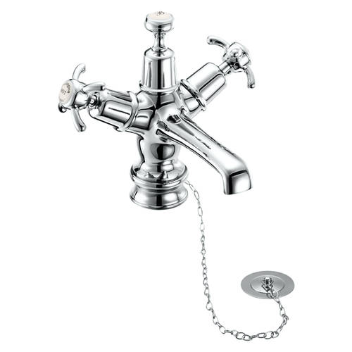Additional image for Basin Tap With Plug & Chain Waste (Chrome & Medici).