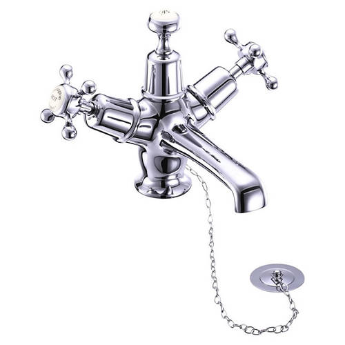 Additional image for Basin Tap With Plug & Chain Waste (Chrome & Medici).