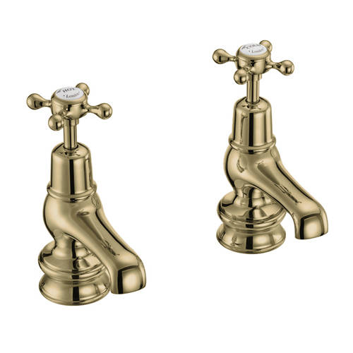 Additional image for Basin Taps 3" (QT, Gold & White).