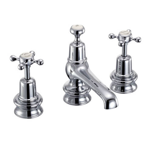 Additional image for 3 Hole Basin Tap With Pop Up Waste (Chrome & Medici).