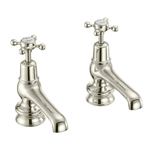 Additional image for Basin Taps 5" (QT, Nickel & White).
