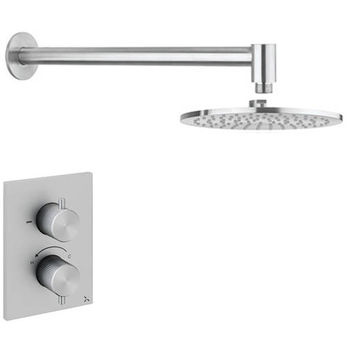 Additional image for Shower Pack With Wall Head 300mm (S Steel).