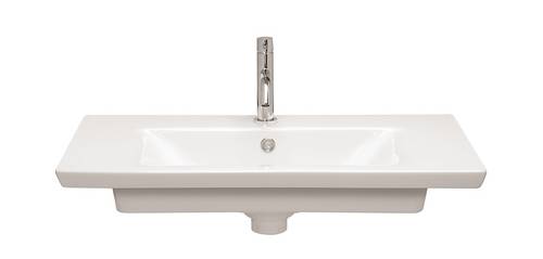 Additional image for Vanity Unit With Ceramic Basin (700mm, White, 1TH).