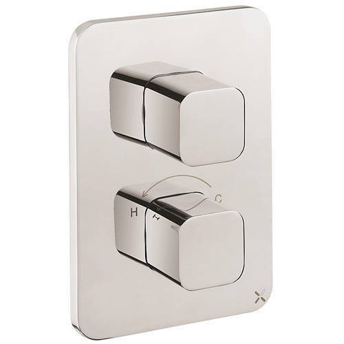 Additional image for Crossbox 3 Outlet Shower Valve (Chrome).