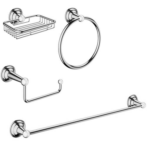 Additional image for Bathroom Accessories Pack 6 (Chrome).