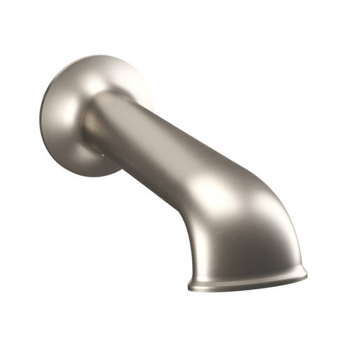 Additional image for Traditional Bath Filler Spout (Brushed Nickel).