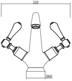 Additional image for Highneck Basin Mixer Tap (Lever, Chrome).