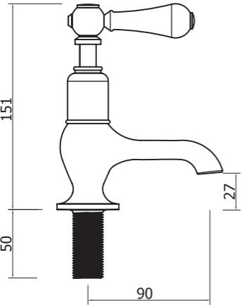 Additional image for Basin Taps (Lever, Chrome).