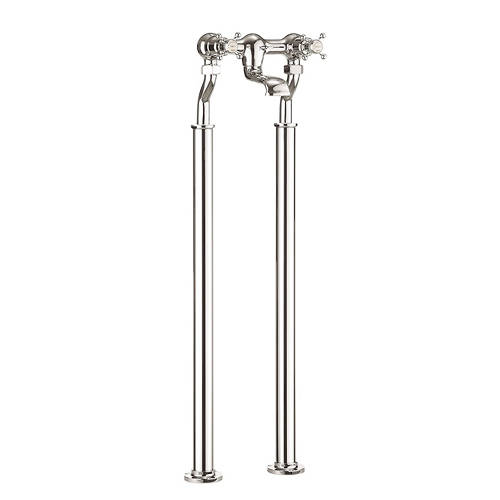 Additional image for Bath Filler Tap With Legs (Crosshead, Chrome).