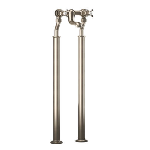 Additional image for Bath Filler Tap With Legs (Crosshead, Br Nickel).