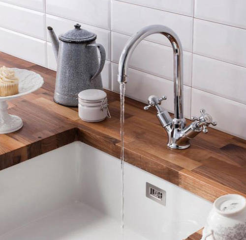 Additional image for Belgravia Dual Control Kitchen Tap (Chrome).