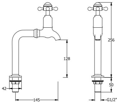 Additional image for Bip Taps (Crosshead, Chrome).