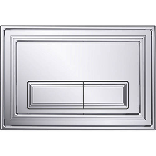 Additional image for Traditional Stainless Steel Flush Plate (NEW - Chrome).