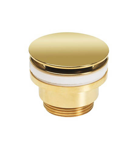 Additional image for Click Clack Basin Waste (Unlacquered Brass).