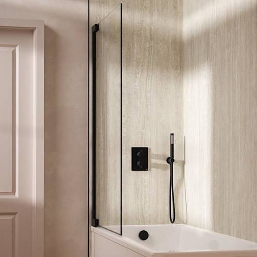 Additional image for Crossbox Shower Set 5 With Handset & Bath Filler (Slate).