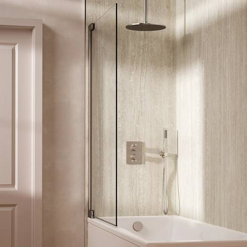 Additional image for Crossbox Shower Set 9 300mm Head, Handset & Bath Filler (Chrome).