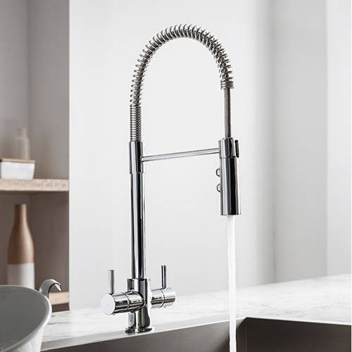 Additional image for Cook Dual Control Kitchen Tap With Flexi Spray.