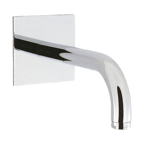 Additional image for Bath Spout With Square Back Plate (Chrome).