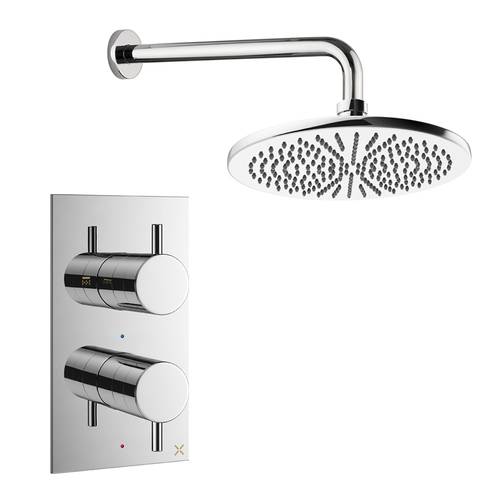 Additional image for Design Shower Set 1,  300mm Head & Wall Arm (Chrome).
