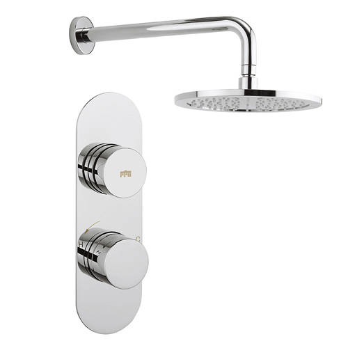 Additional image for Central Thermostatic Shower Valve With Head & Arm (1 Outlet).