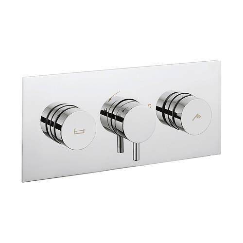 Additional image for Kai Thermostatic Shower & Bath Valve (2 Outlets).