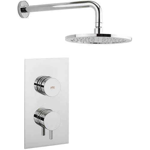 Additional image for Kai Thermostatic Shower Valve With Head & Arm (1 Outlet).