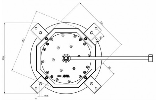 Additional image for Recessed Round Shower Head (280mm).