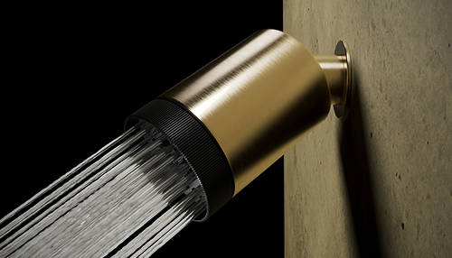 Additional image for Multi Mode Shower Head (Brushed Brass).