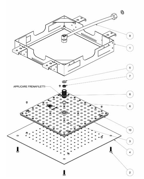 Additional image for Recessed Square Shower Head (380x380mm).